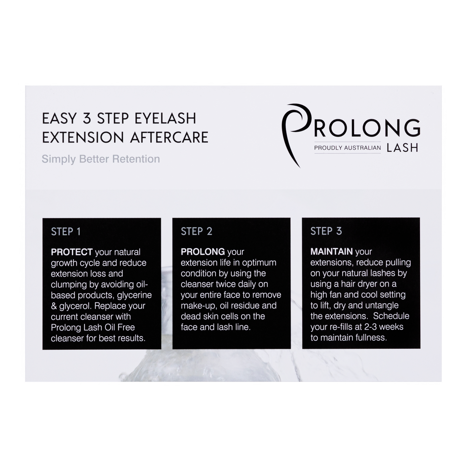 Client Aftercare Cards - Cleanser Concentrate x 5 Cards