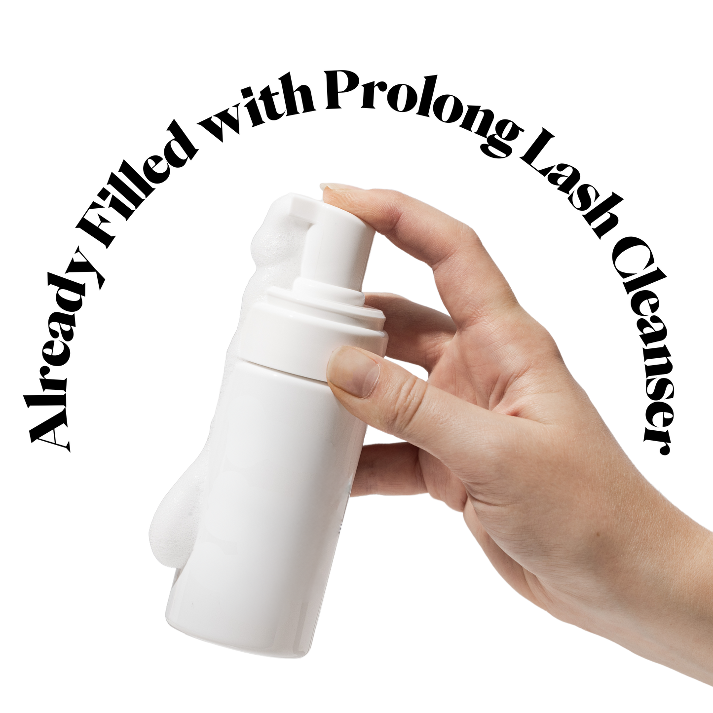 White Label Eyelash Extension Foaming Pump - 100ml