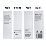 Prolonglash eyelash extension cleaner packaging showing side, front, side, and back views.