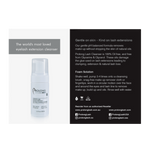 Prolong Lash Cleanser bottle with product description on a white background