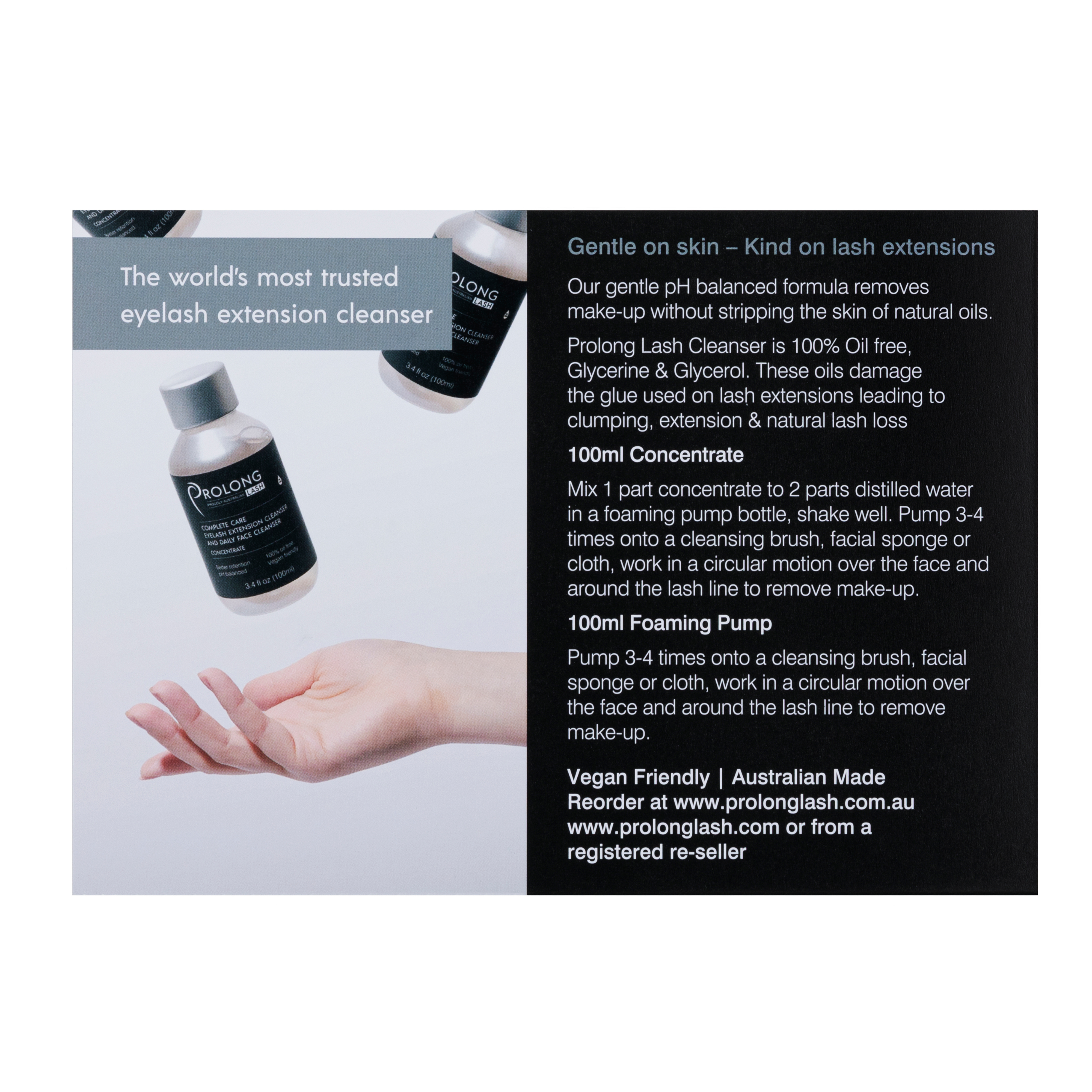 Buy Bulk & Save - Client Aftercare Cards - Cleanser Concentrate