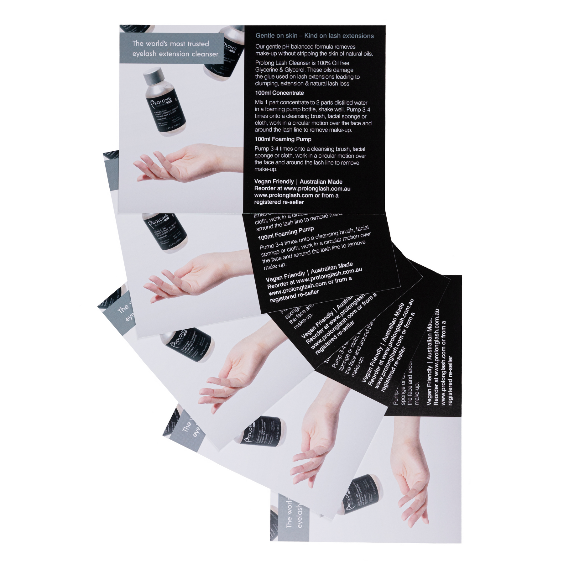 Buy Bulk & Save - Client Aftercare Cards - Cleanser Concentrate