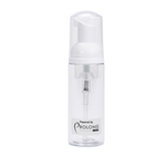 Clear foam bottle with white cap on a white background, branded 'Powered by Prolong'.