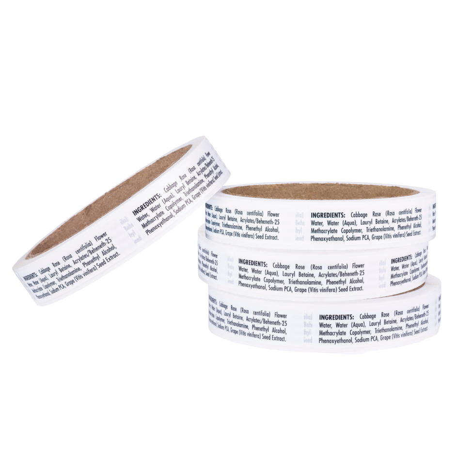 Buy Bulk & Save - Cleanser Ingredient Labels (200 labels)