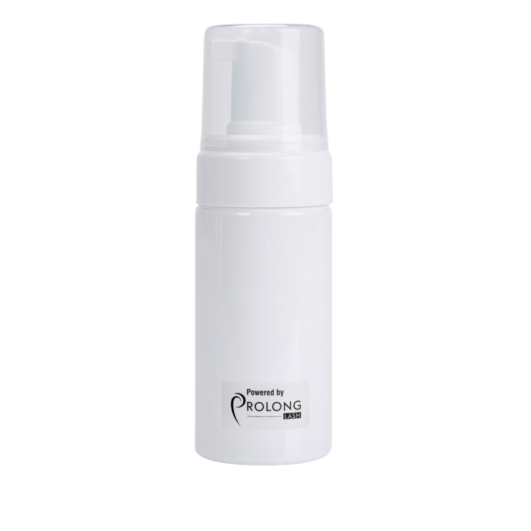 White foam bottle with 'Powered by Prolong' label on a white background