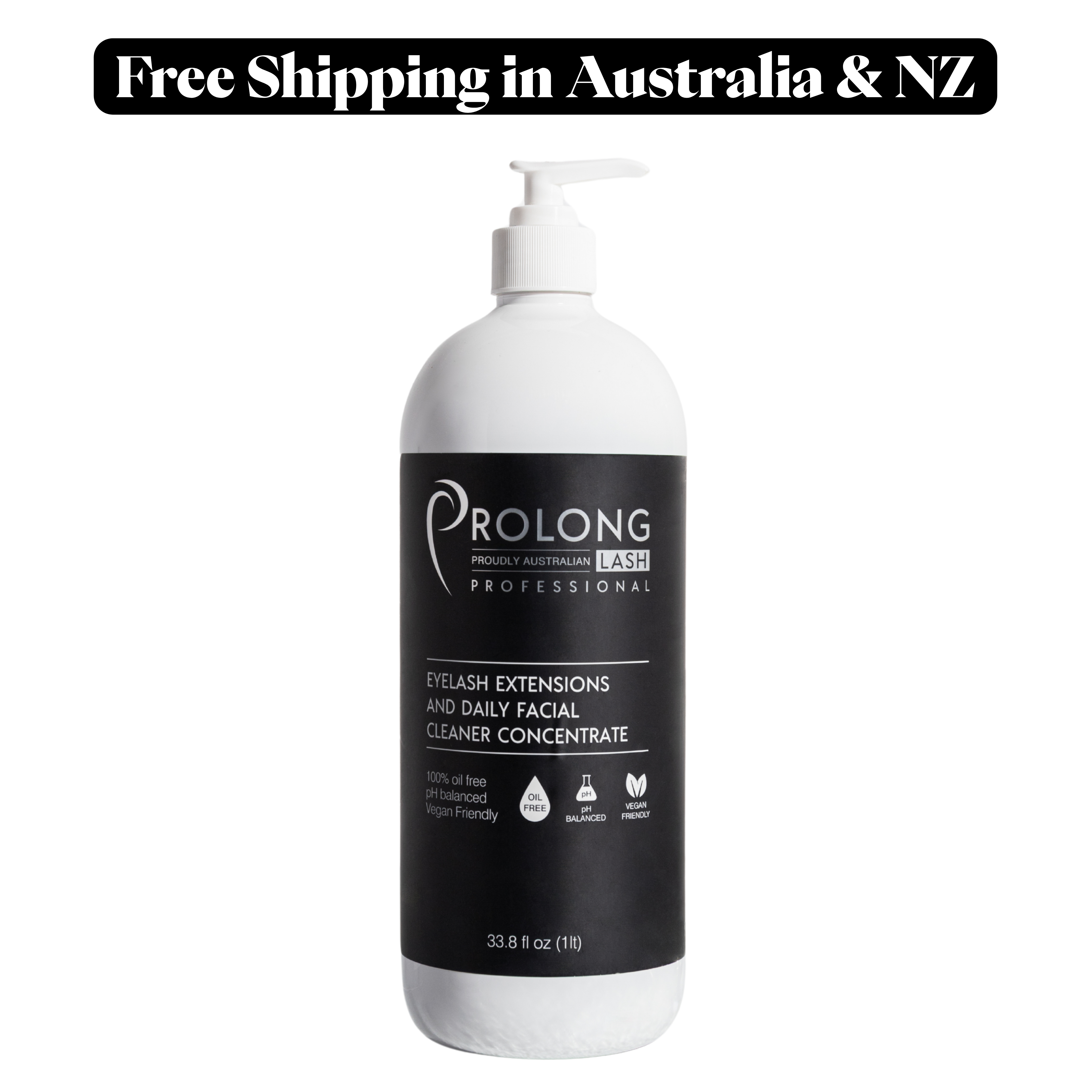 Eyelash Extension Cleanser Concentrate - 1 Litre Pump Bottle